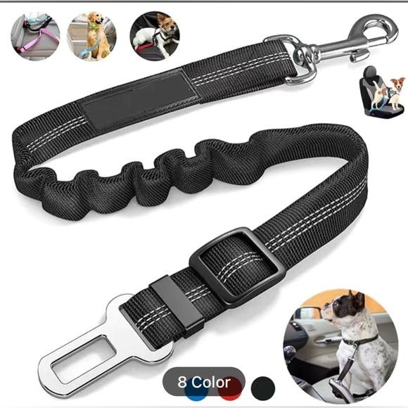 New adjustable seat belt with stretching in color blue - Picture 7 of 8